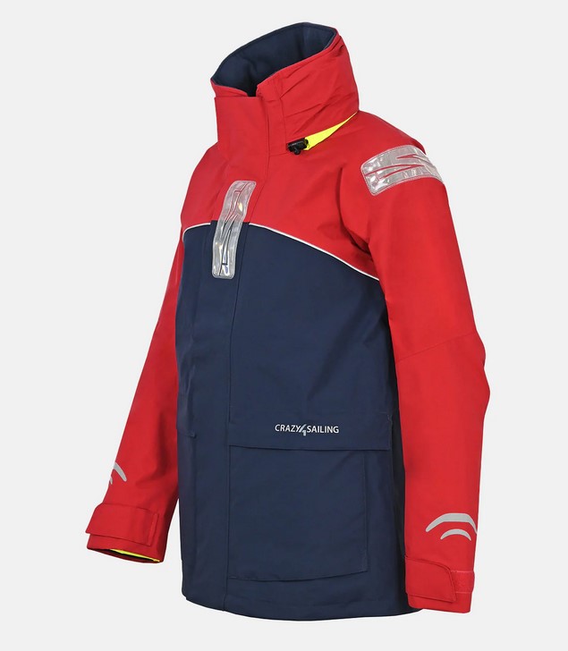 Crazy4Sailing C4S Bergen II, Jacke red/navy, Extra-Weit,  XL+            