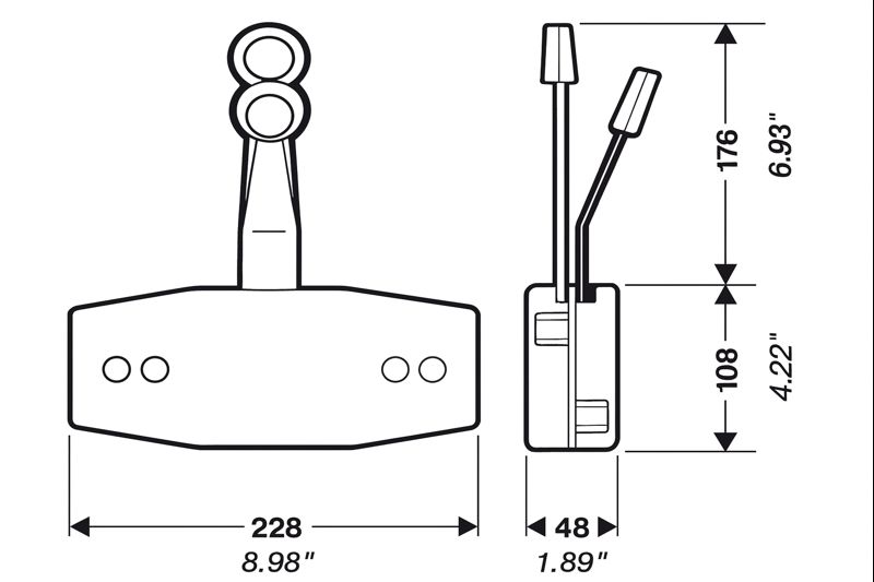 Ultraflex Schaltbox B49, grau