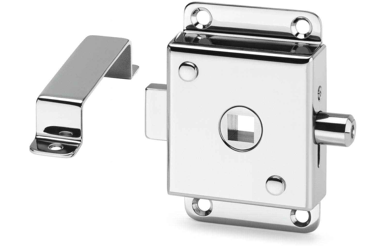 Osculati WC-Schloss mit Sperrhebel, 70 x 45 mm