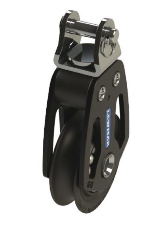 Lewmar HTX Block 60er Ø 1 Scheibe mit Gabelkopf 12 mm