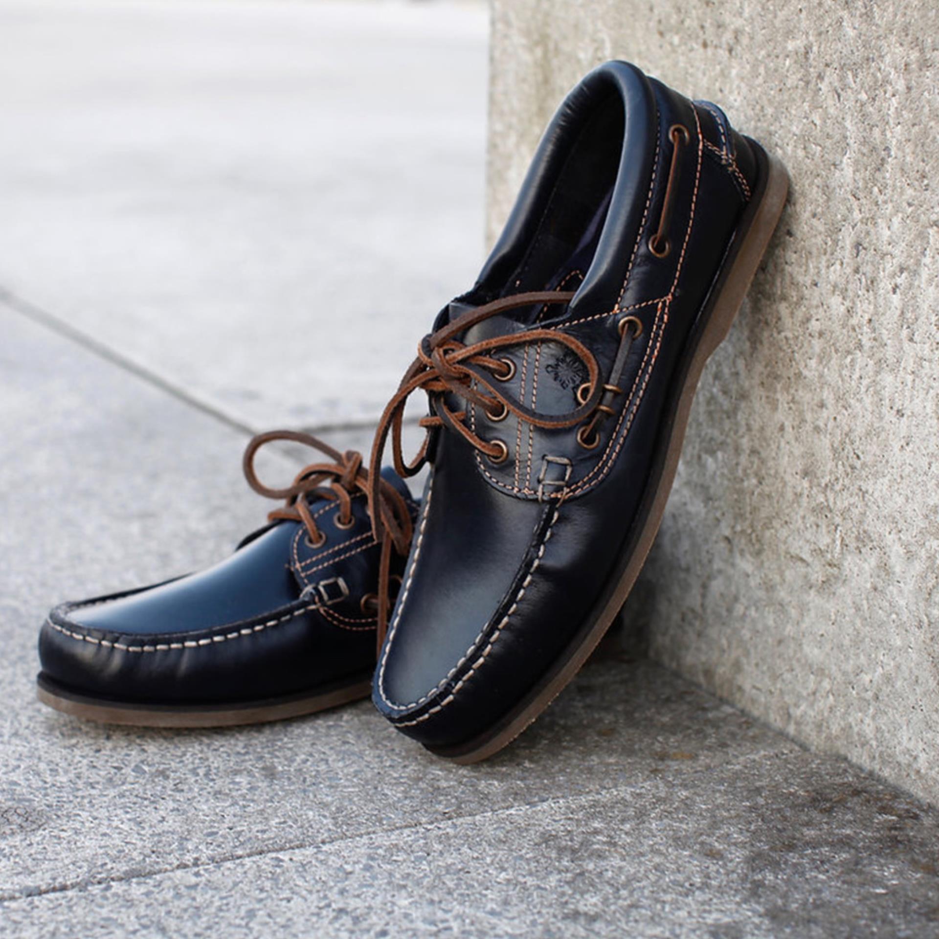 BluePort 3 Eye Schuh Comfort navy, Größe 46