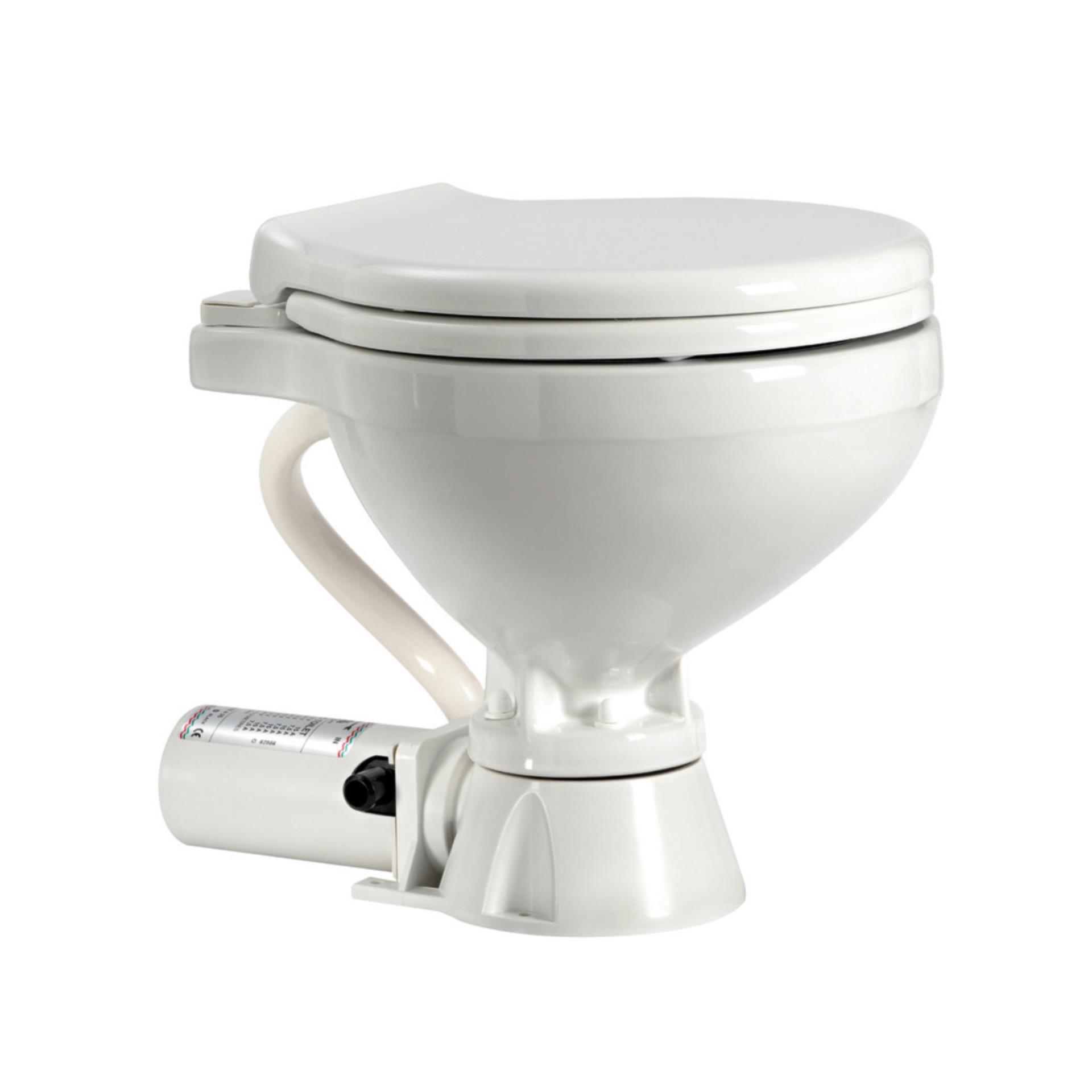Osculati Marine WC Elektrisch, Deckel Kunststoff 12 V (385 x 365 x 490 mm)