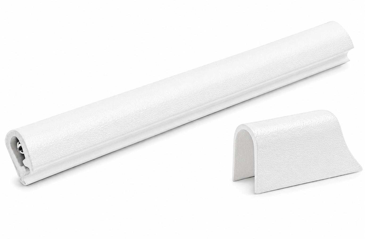 Osculati Profilscheuerleiste PVC 30 x 38 mm, Weiss (24 Meter)
