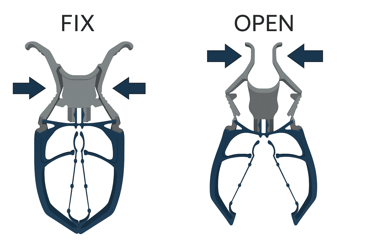 Gotthardt Wäscheklammer FixClip, 6er Set