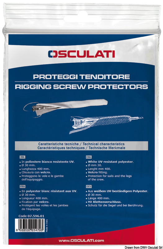 Osculati Wantenspanner Schutzhülle, 40 mmØ x 500 mm