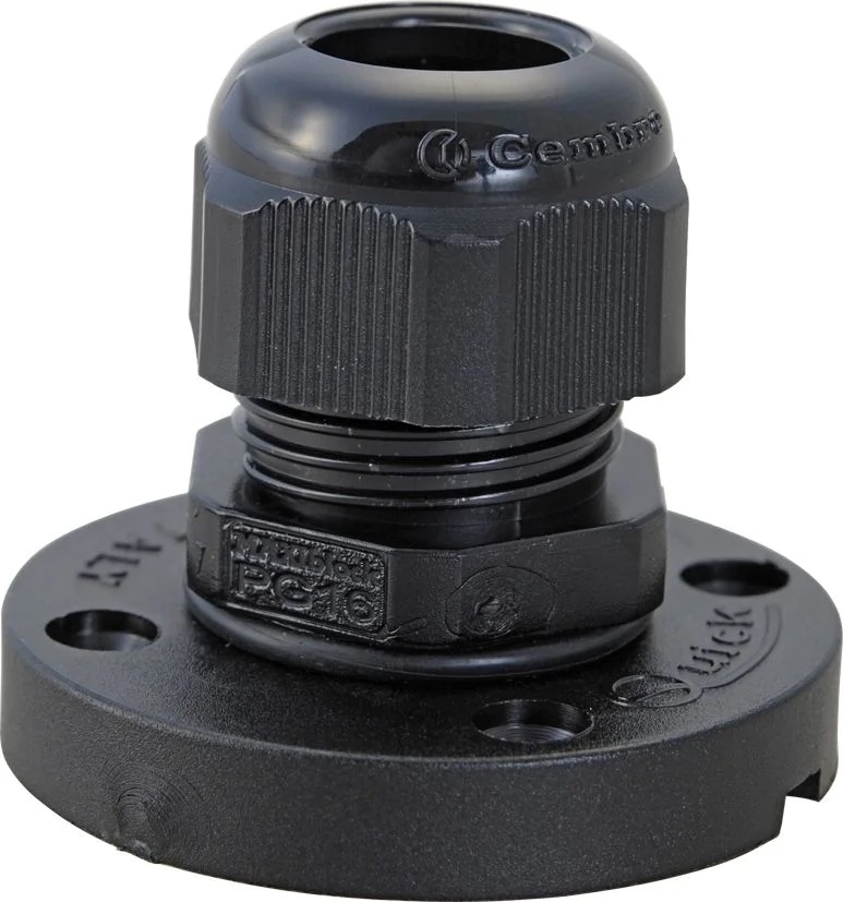 Quick Decksdurchführung, Kunststoff für 4 - 8 mmØ