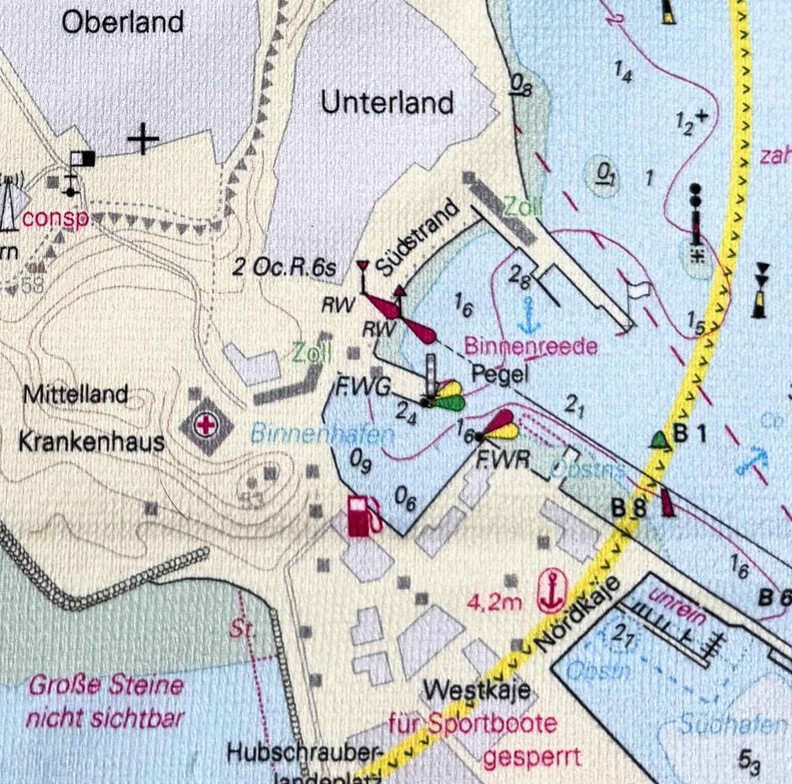 Nautischer Verlag NV Badehandtuch Helgoland 100 x 150 cm