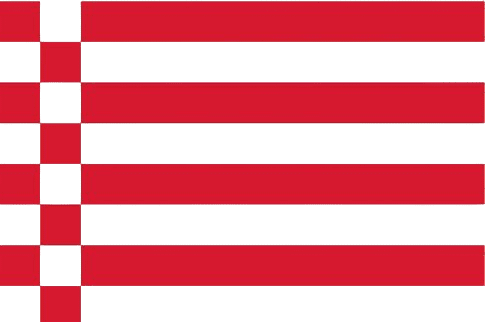 Talamex Flagge Bremen, 20 x 30 cm