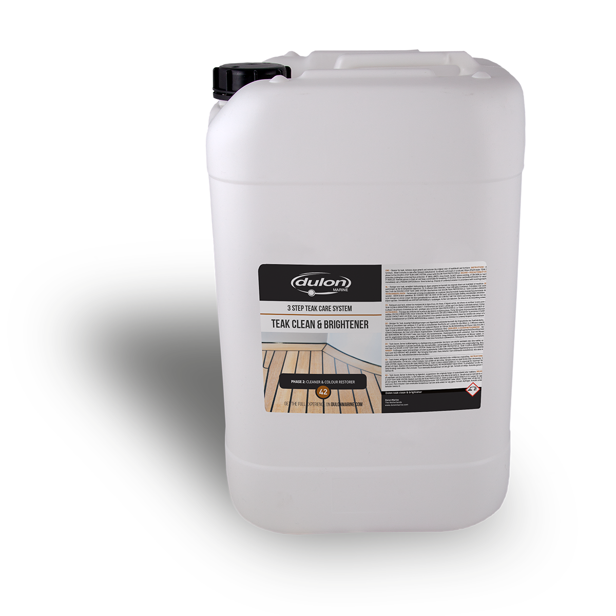 Dulon Marine Dulon 42 Teak Cleaner & Restorer, 25 Liter
