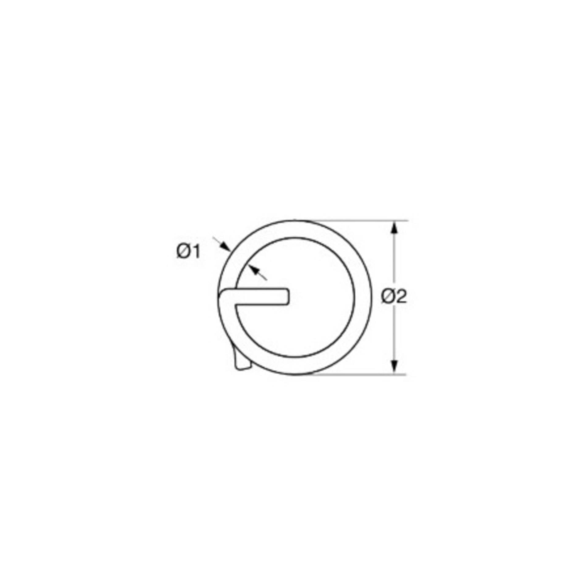 Lindemann Sicherung Ringsplinte, 11,0 x 1,00 mm (10er Pack)