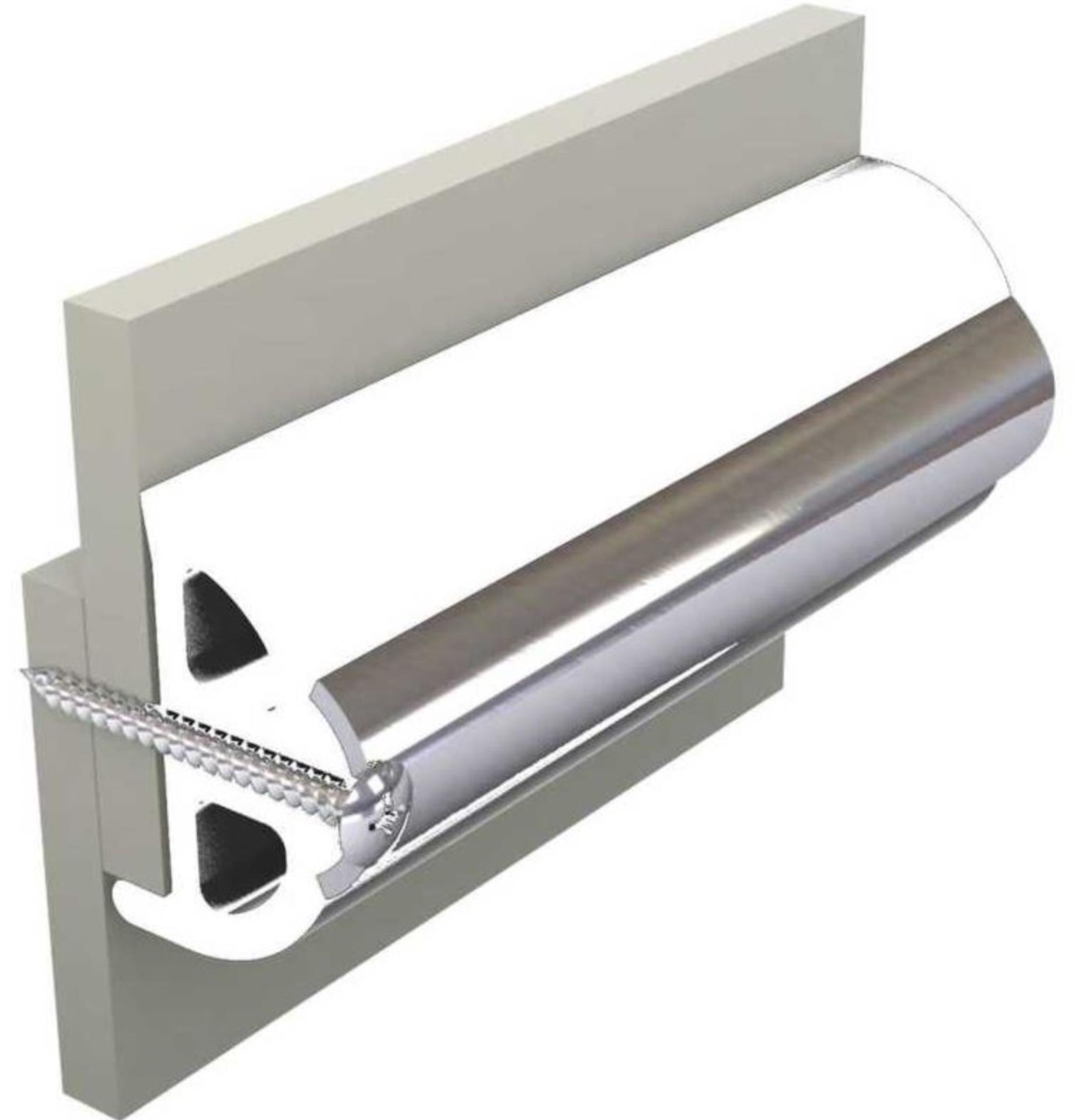 Vetus Poly-Basis-Scheuerleiste 40x31 S-Version, weiß (20 Meter)