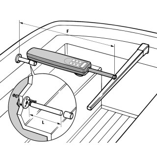Raymarine Süllrandhalterung (Wandmontagearm)
