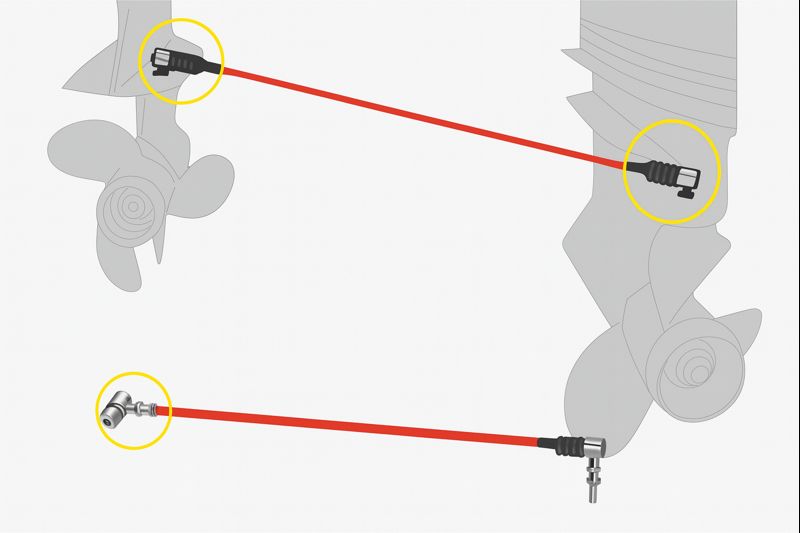Osculati Verbindungsstange