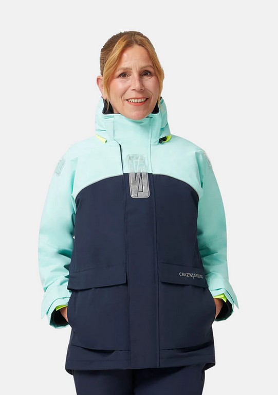 Crazy4Sailing C4S Bergen II, Jacke, Damen,  caribbean/navy, M