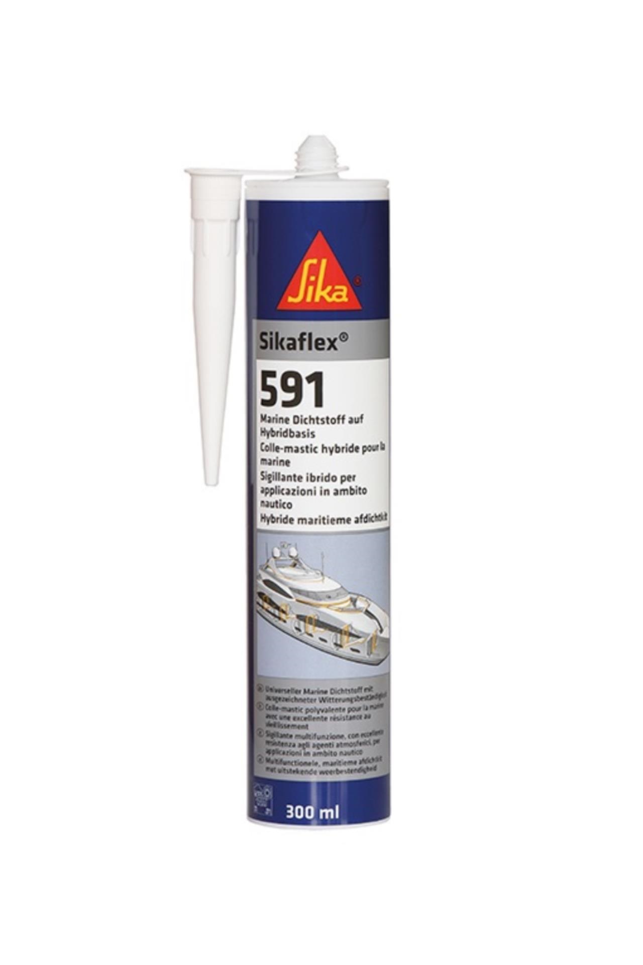Sikaflex 591 weiß, 300 ml Kartusche