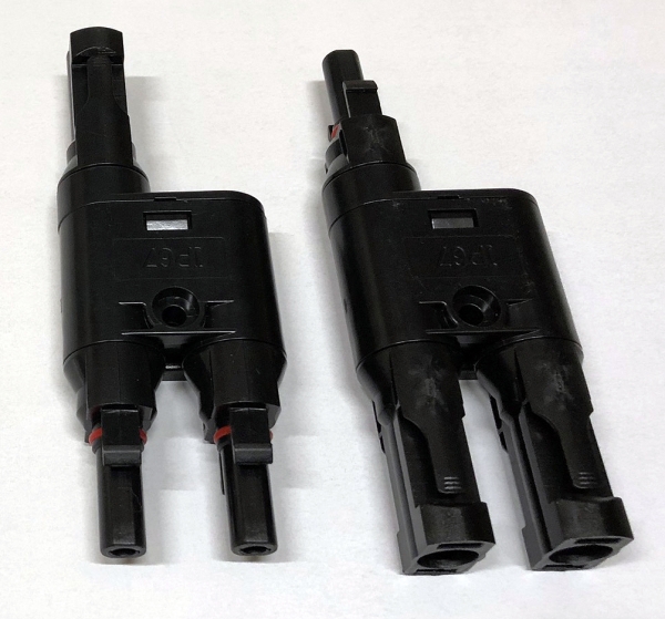 SUNBEAMsystem MC4 T-Verbinder Stecker + Buchse (Paar)