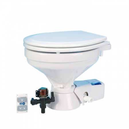 Jabsco Quiet Flush, 12 V mit Komfort Becken Jabsco Quiet Flush, 12 V mit Komfort Becken