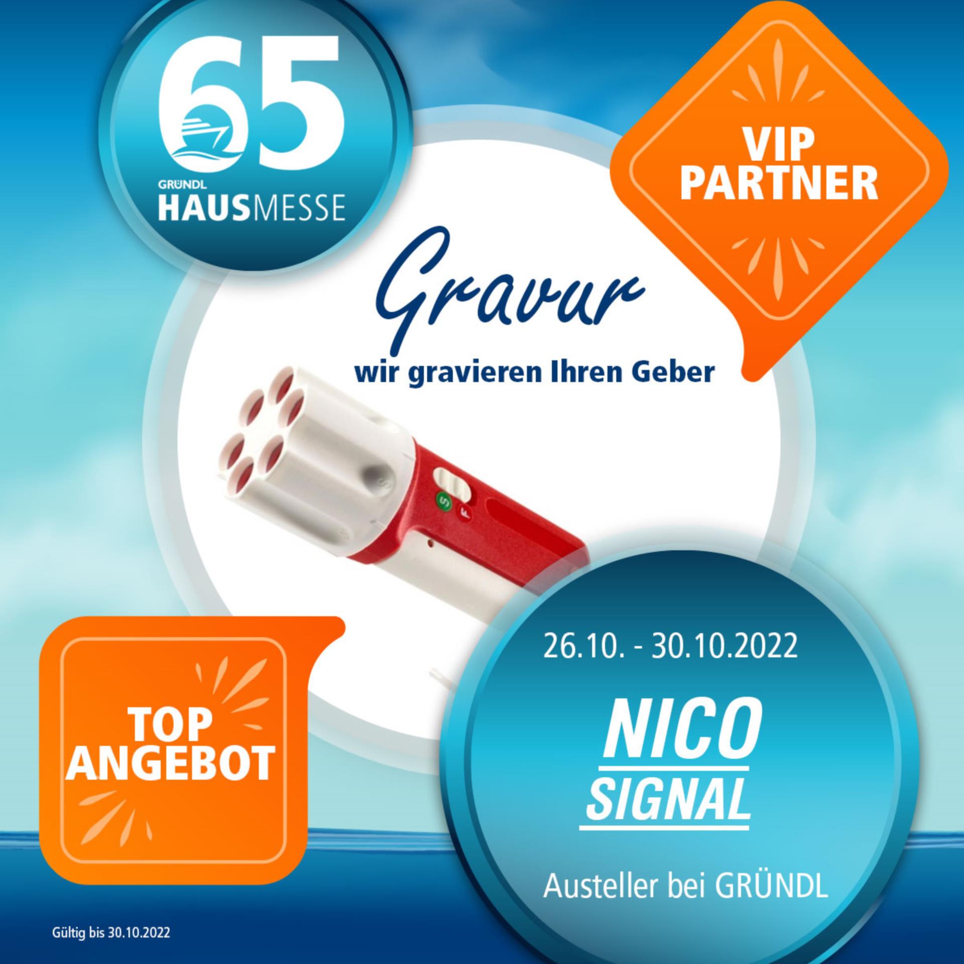 Nico Signal mit Magazin (ohne Patronen)