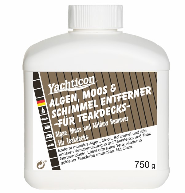 Yachticon Algen, Moos & Schimmelentferner für Teak, 750 gr.