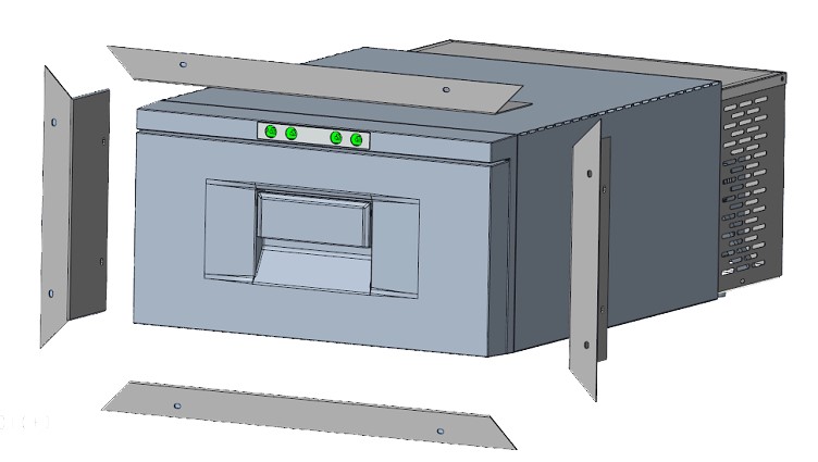 CN Comfort Kühlschrank Einbaurahmen für Schublade