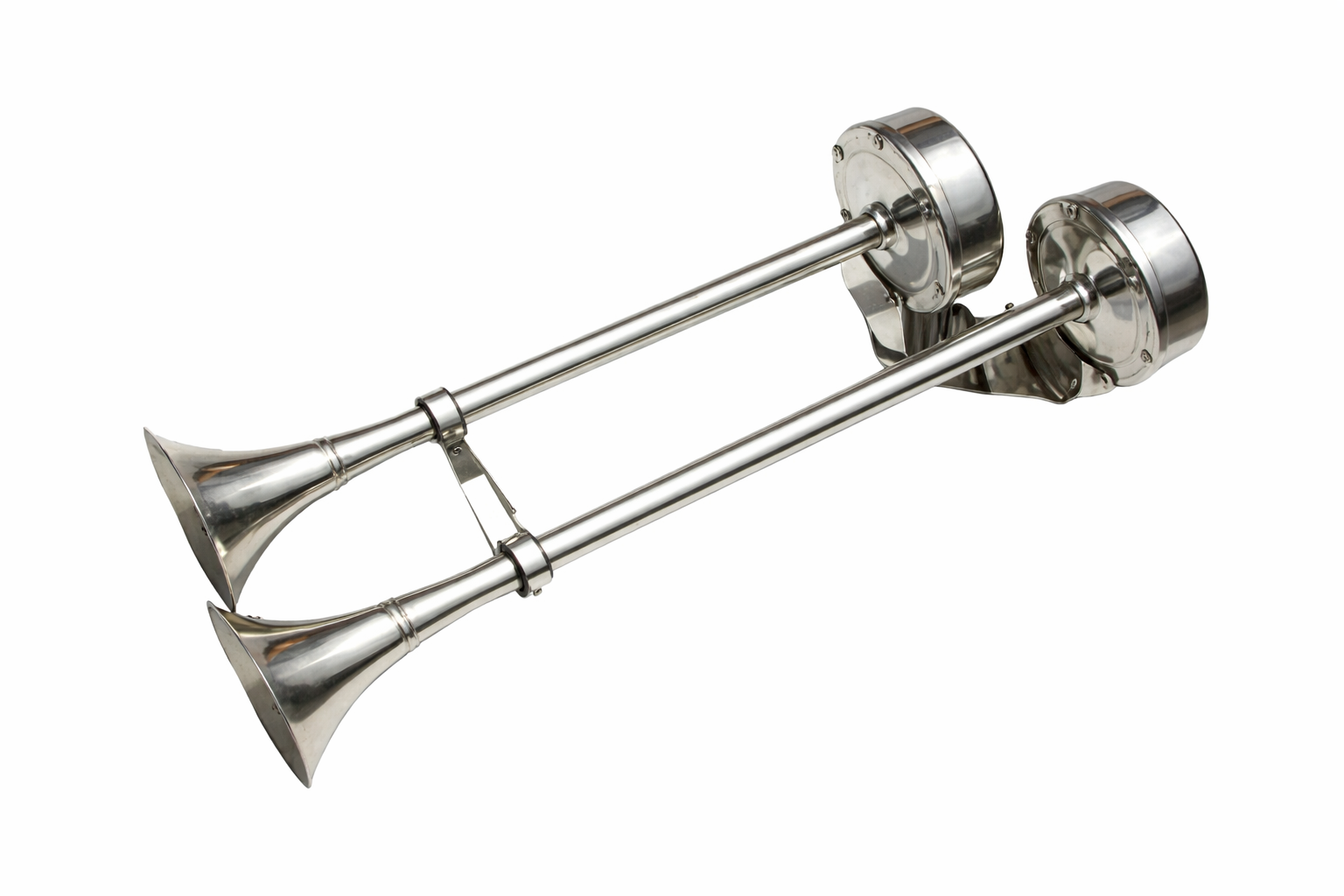 Osculati Signalhorn Edelstahl 12 V, Doppel