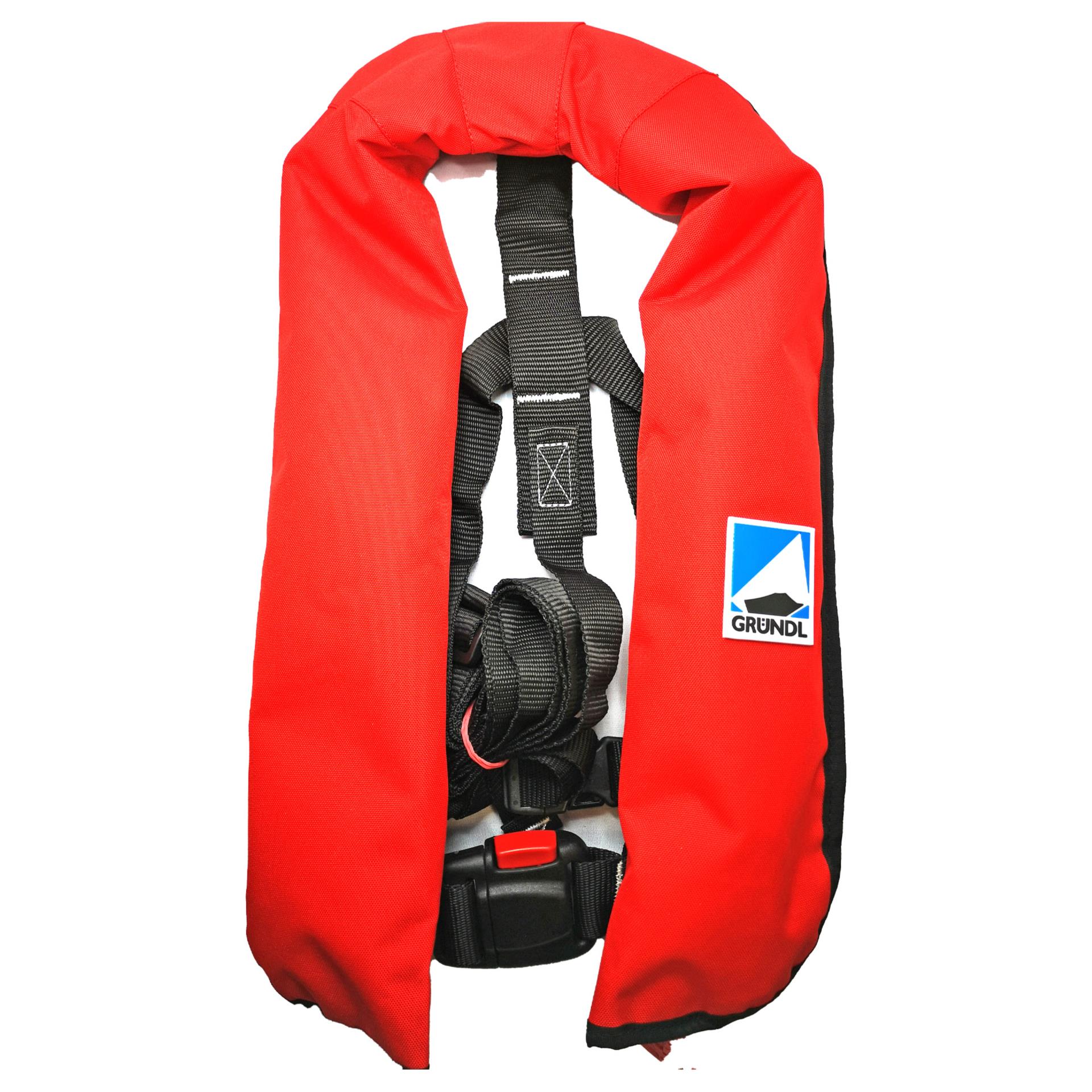 SOSTechnic Gründl Automatik Rettungsweste NAUTIC, rot