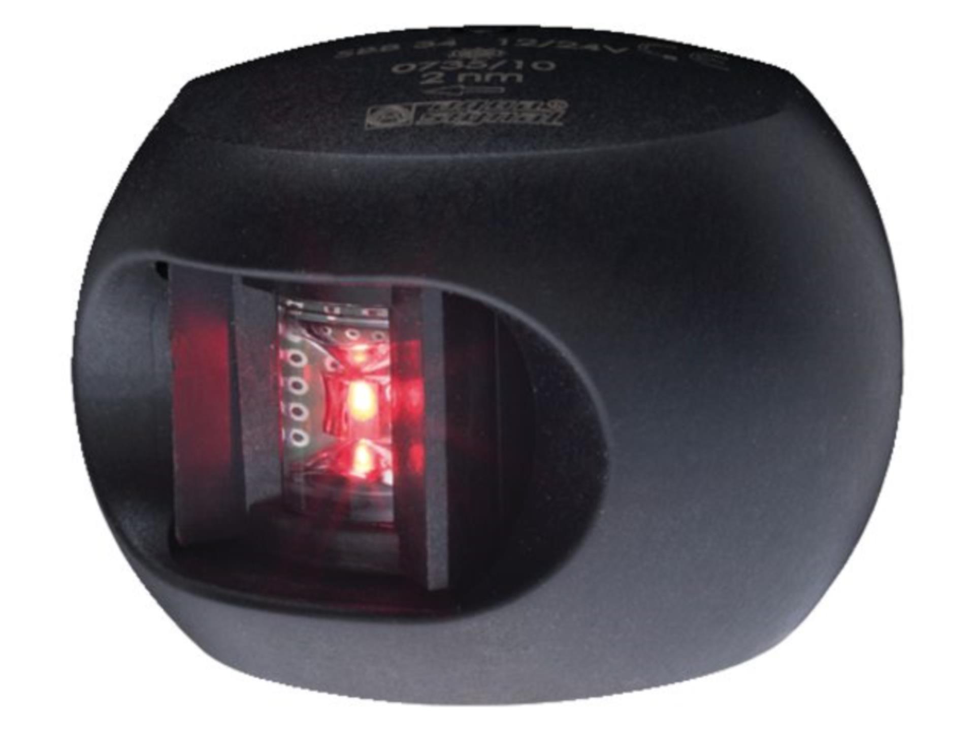Aqua Signal 34 LED Backbordlaterne schwarz, 1,5 W