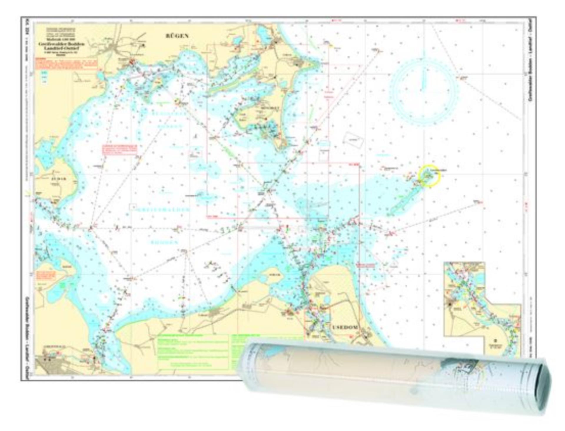 Delius Klasing Einzelkarte Greifswalder Bodden