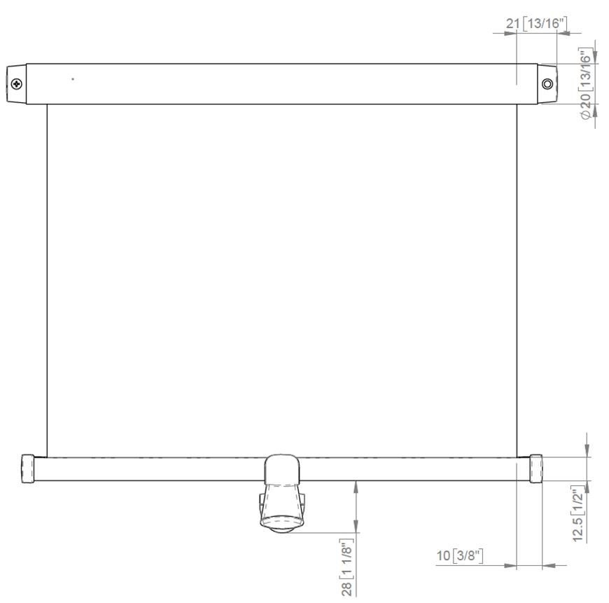 OceanAir Portshade 320 Beige, Höhe: 320 mm x Breite 460 mm