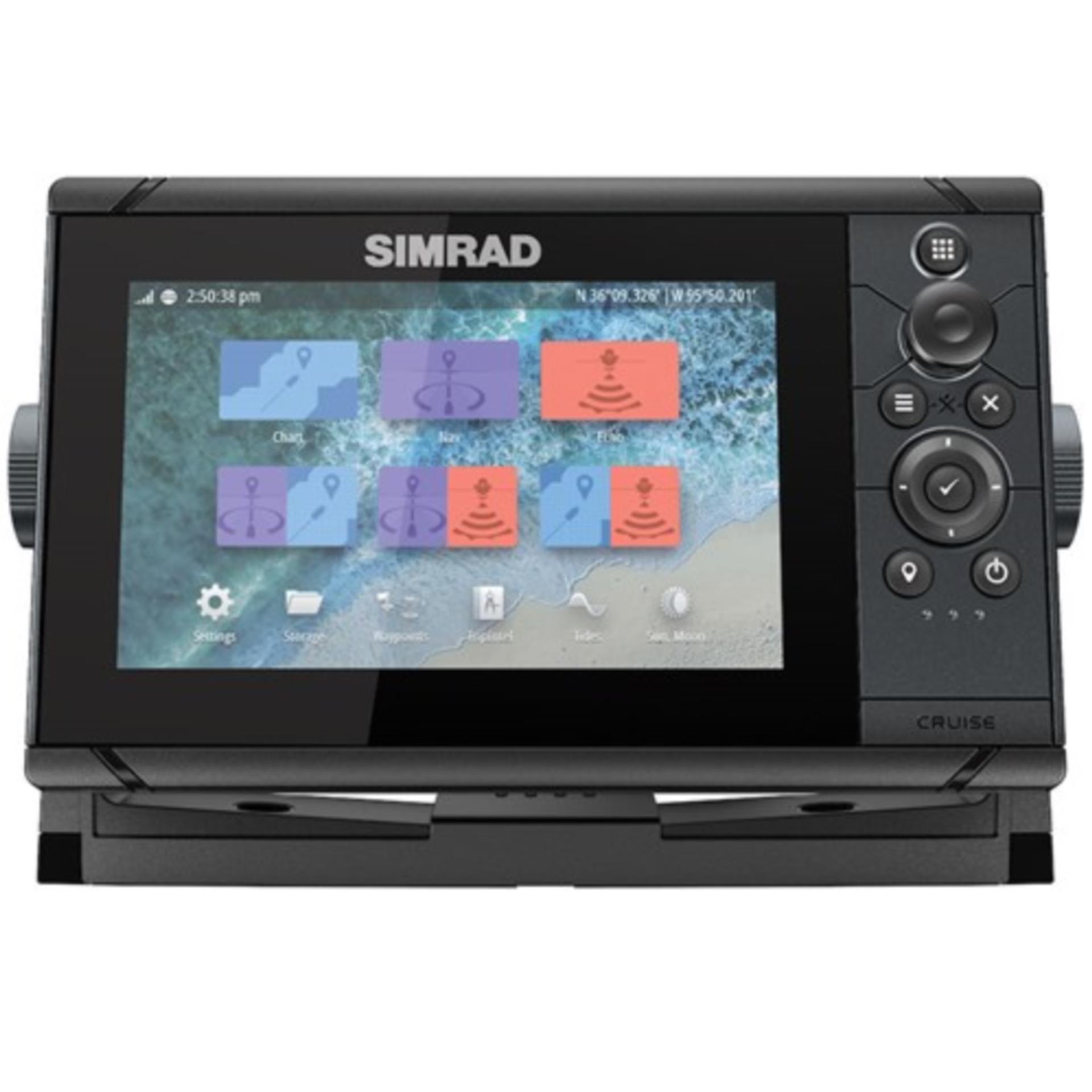 Simrad Cruise 7 Plotter / Fishfinder inkl. 83/200 kHz Heckgeber