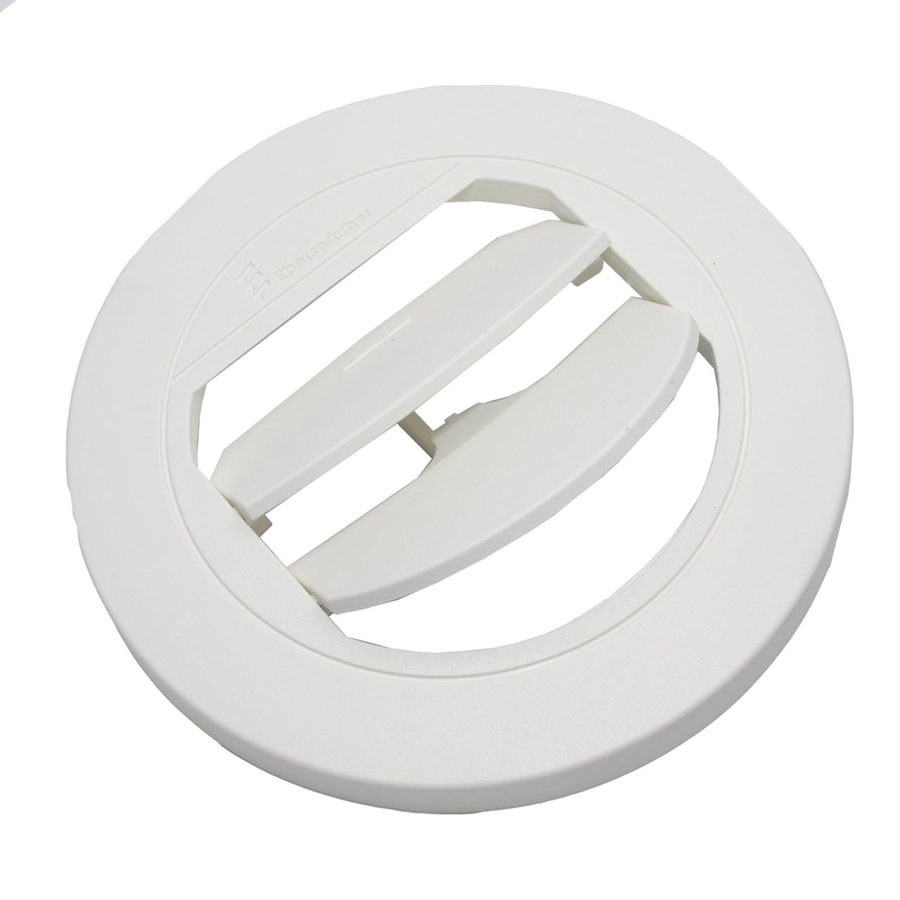 Eberspächer Ausströmer 75 / 90 mmØ weiß, verschließbar