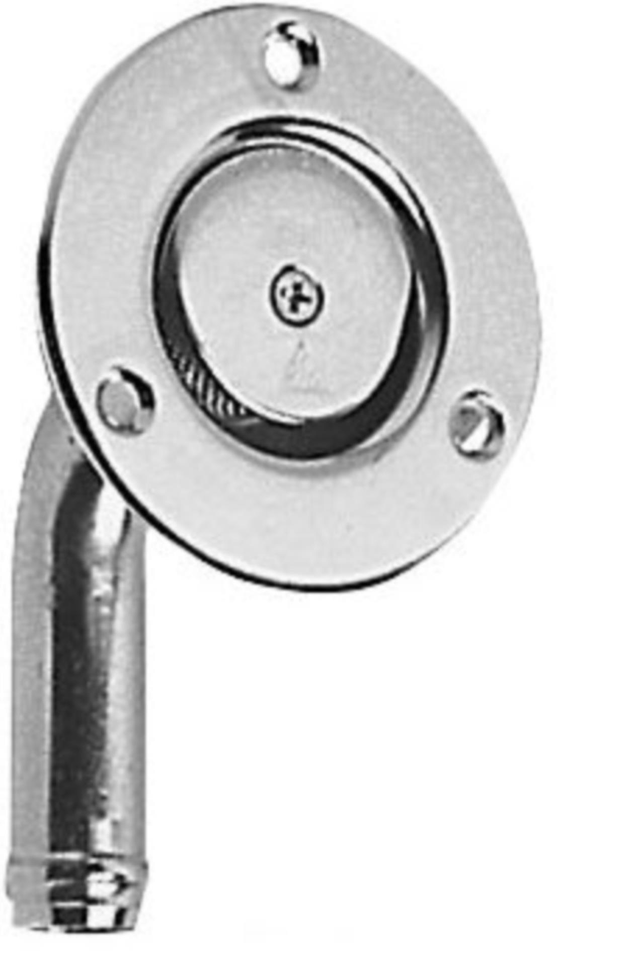 Osculati Tankentlüftung 90° Edelstahl 16 mmØ - Kopf 40 / 66 mmØ