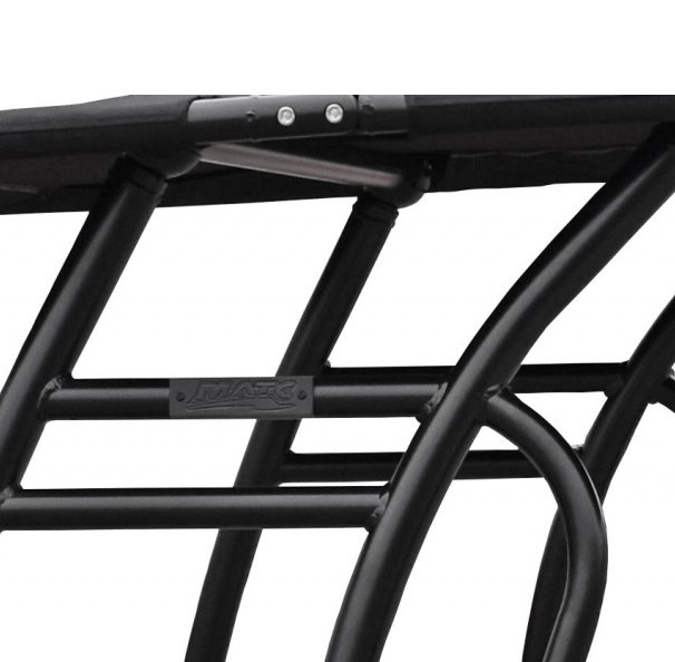 MATC T-TOP Maxi grau Pulverbeschichtet, Stoff schwarz
