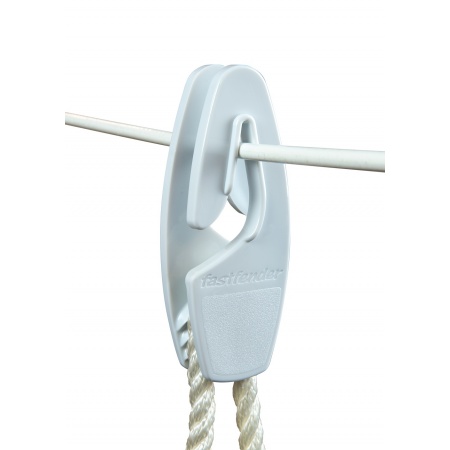 Lindemann Fast Fender weiss für Relingsdraht 6 - 10 mmØ (Paar)