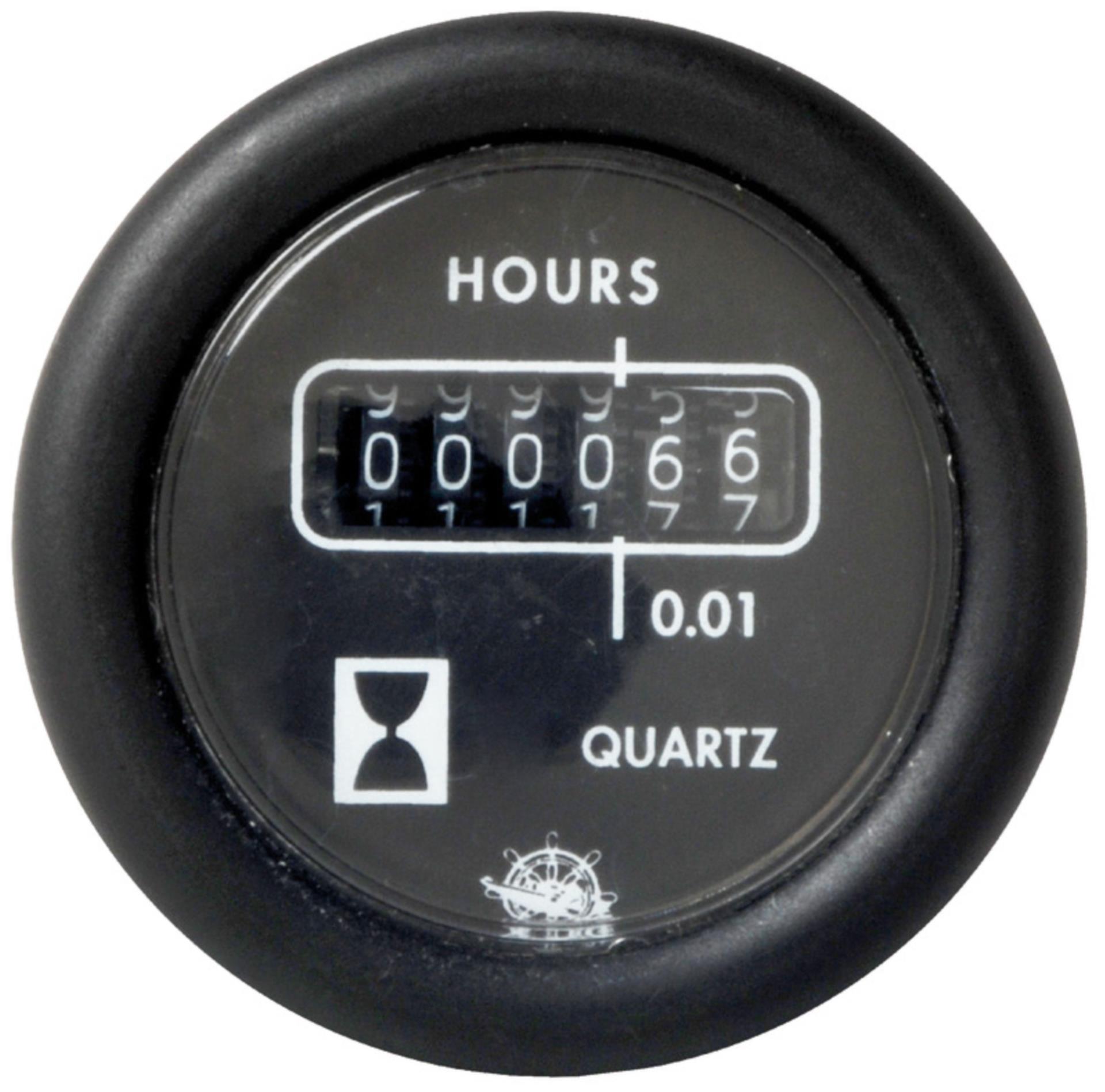 Osculati Guardian Betriebsstundenzähler 24 V, schwarz