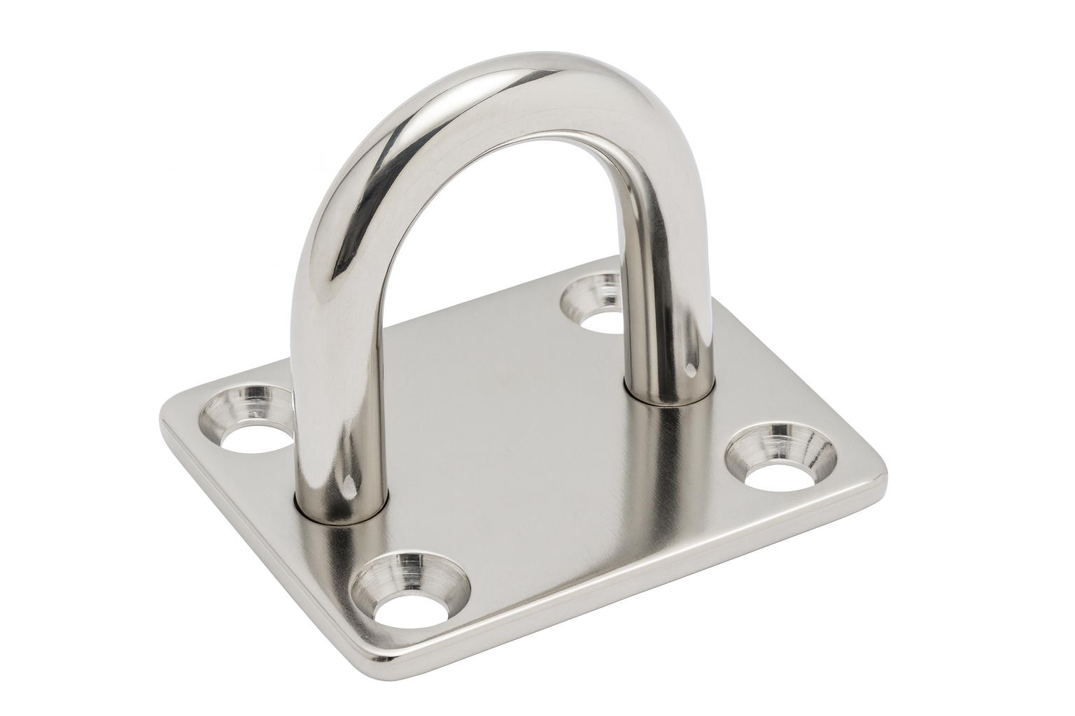 Osculati Augbügel mit eckiger Platte 5 mm, 30 x 35 mm
