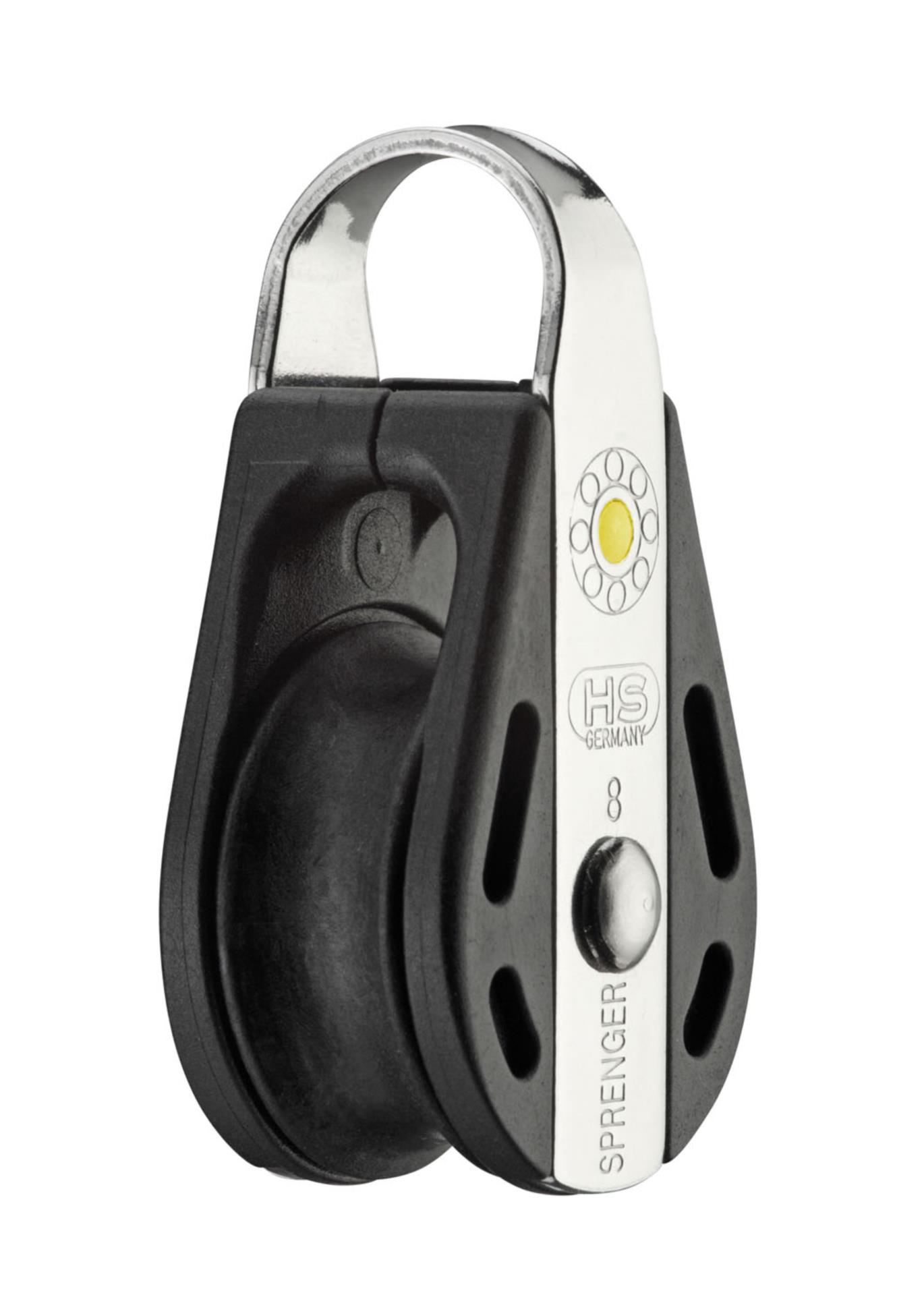 Sprenger S-Block Gleitlager 8 mm - 1 Rolle, durchgehender Bügel