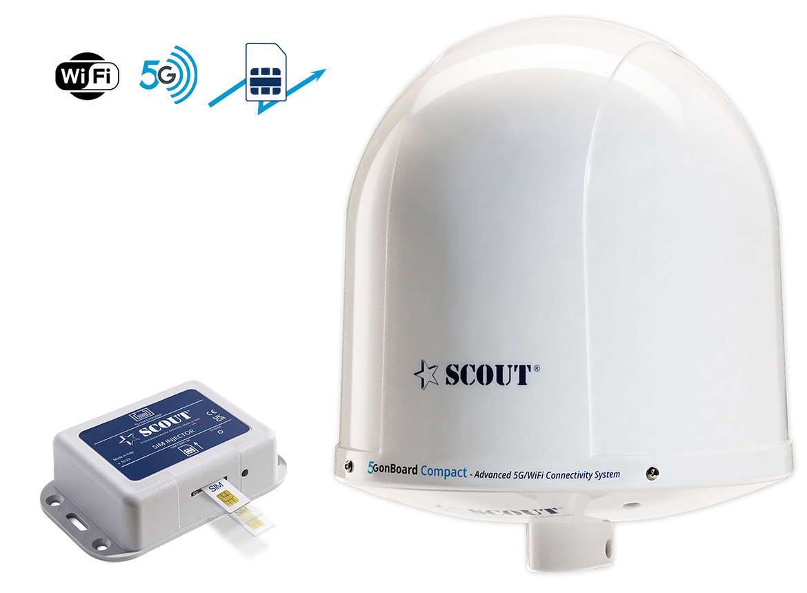 Scout Antennen Scout 5G onBoard Compact mit externen Simkartenleser
