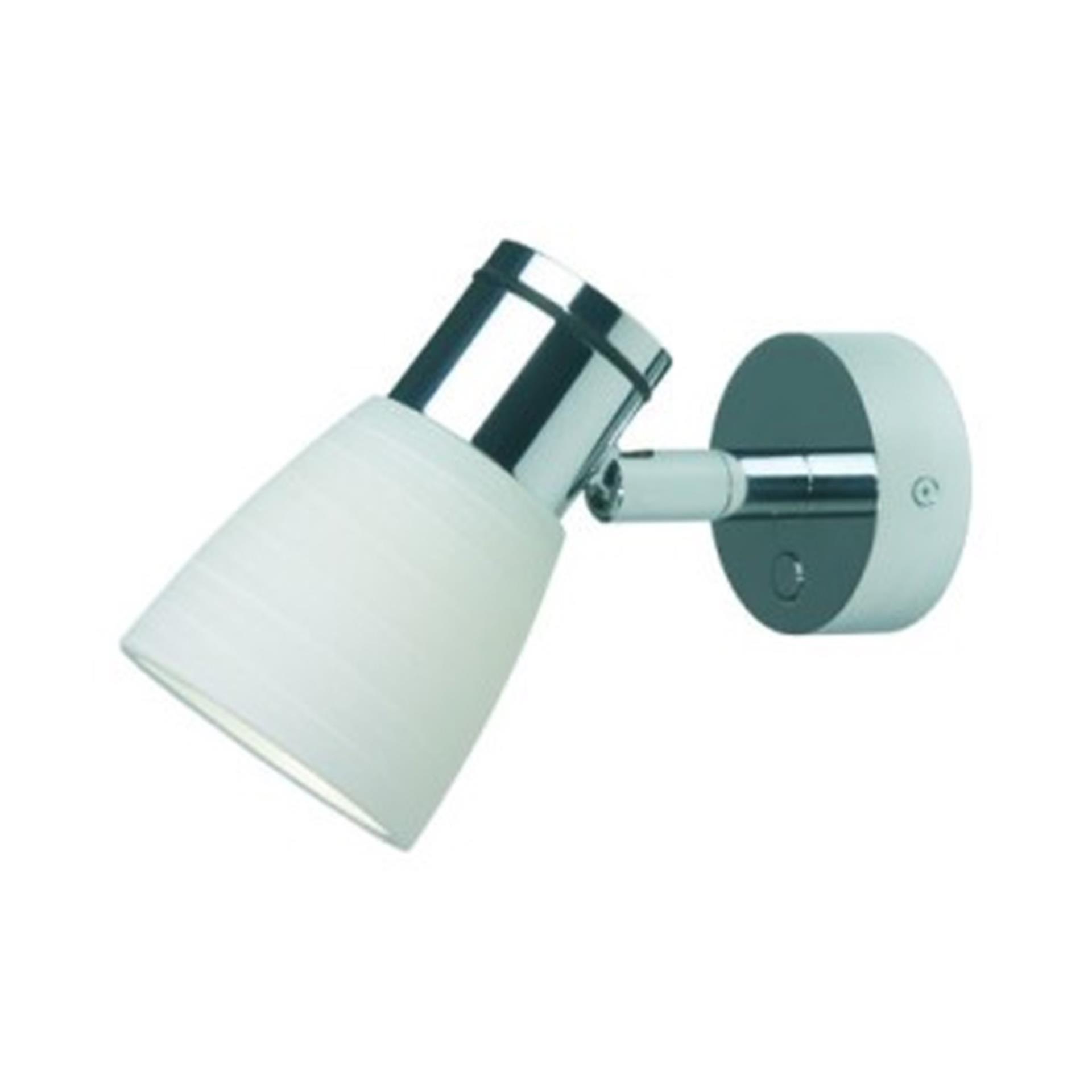 Prebit Wandleuchte LED R1-1 chrom USB-C