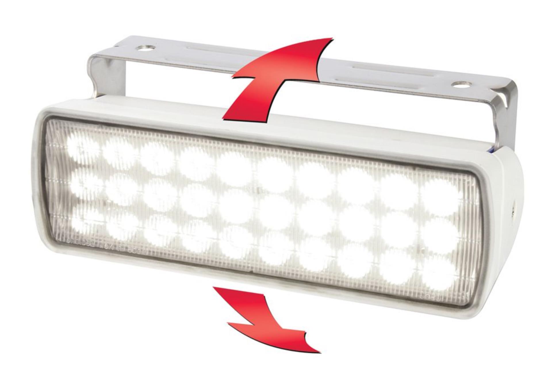 Hella Seahwak LED Scheinwerfer mit Bügel, weiß - Spot 10° Hella Seahwak LED Scheinwerfer mit Bügel, weiß - Spot 10°