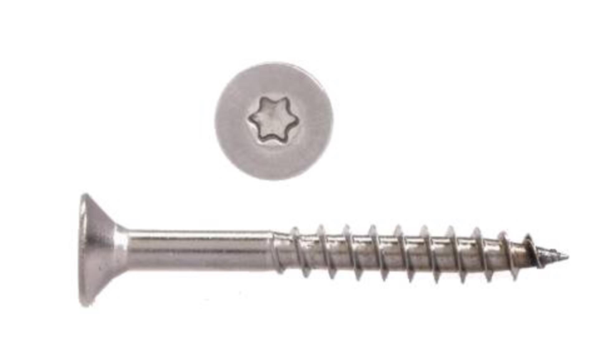 Wasi TORX Spanplattenschraube 3 x 30, A4 (100 Stück)