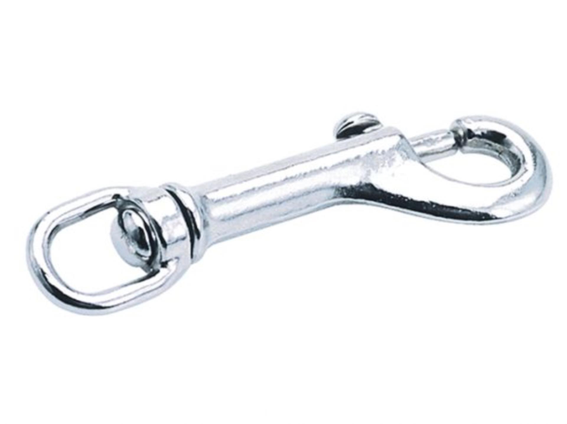 Talamex Schnapphaken mit Wirbel, Länge 77 mm, Auge 13 mmØ