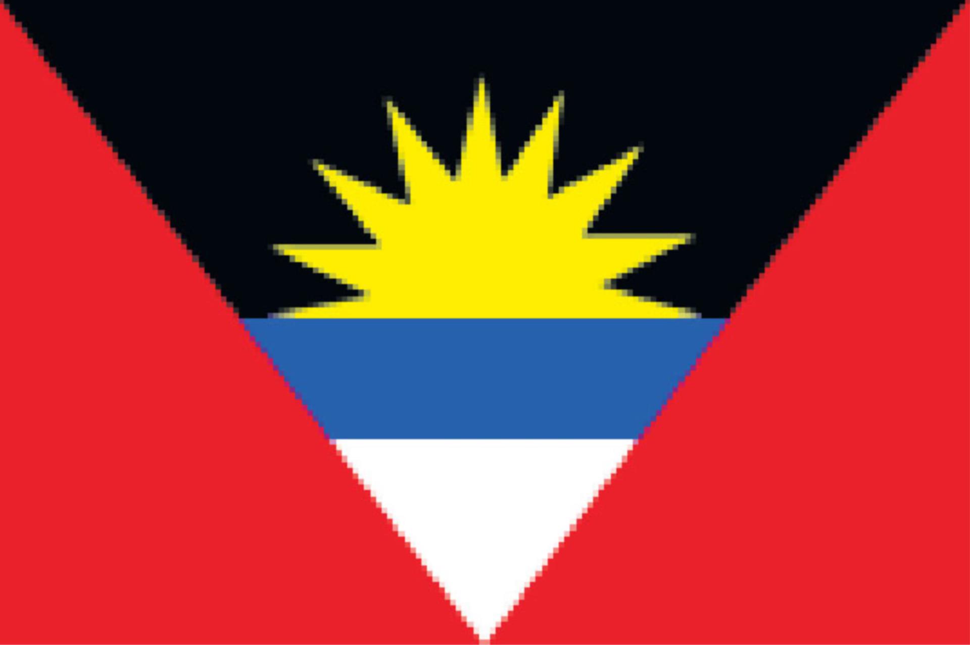 Lindemann Flagge Antigua, 20 x 30 cm