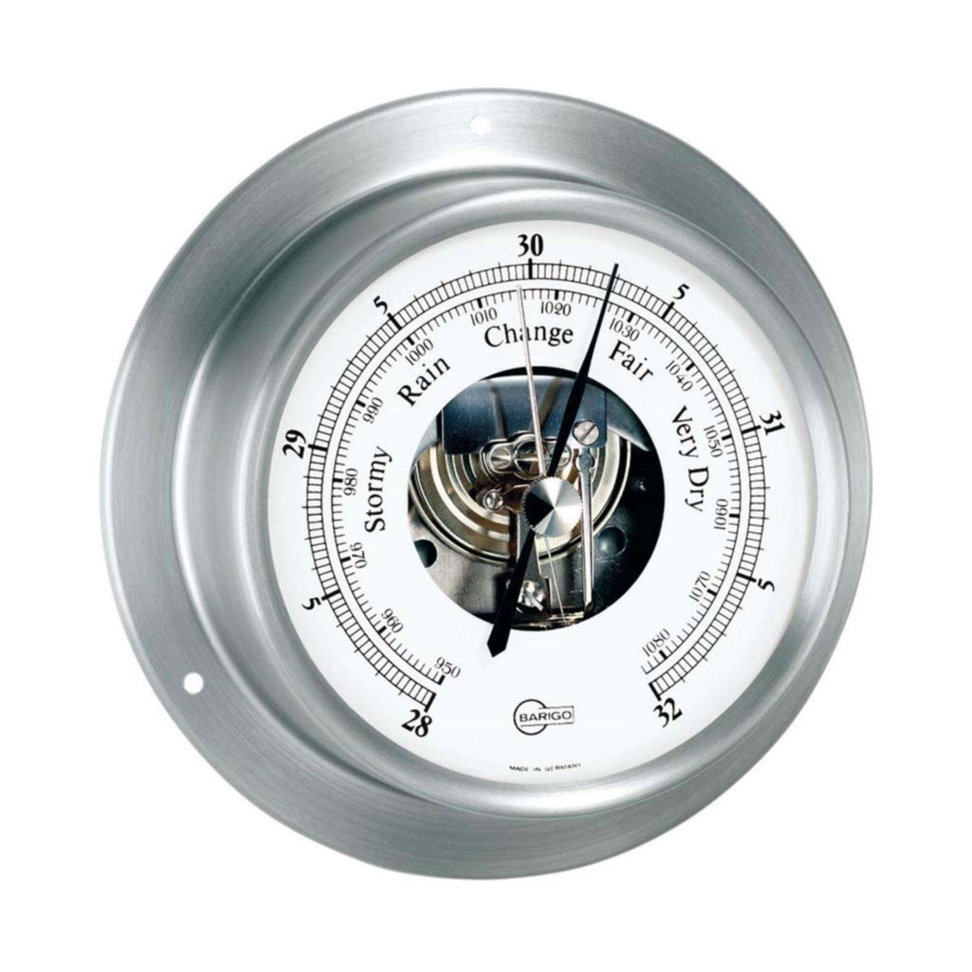 Barigo Sky Barometer Edelstahl