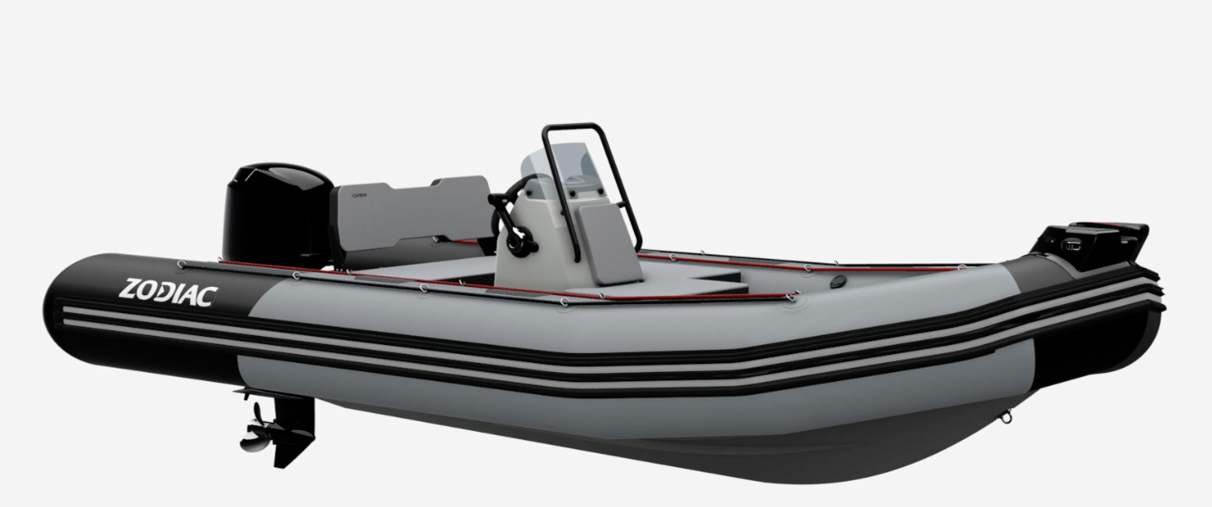 Zodiac OPEN 4.8 grau Strongan / Rumpf: hellgrau