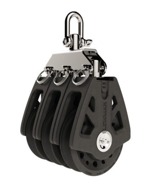 Lewmar Synchro Dreifachblock, 50 mm 