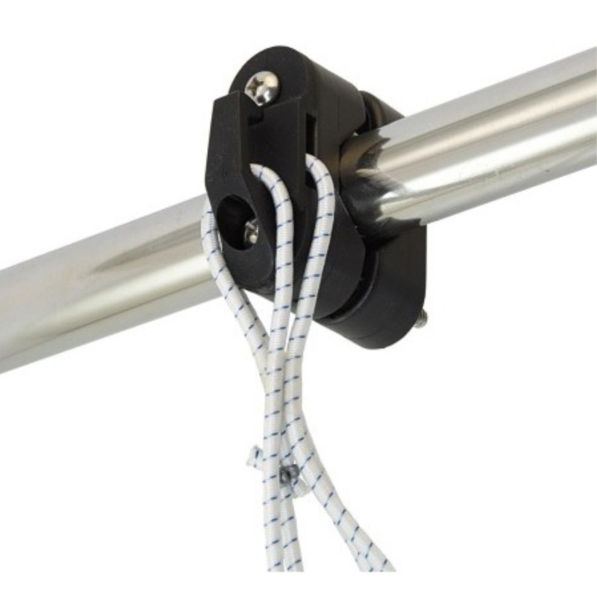 Lindemann Kunststoffhaken zur Relingsmontage 20 - 25 mmØ