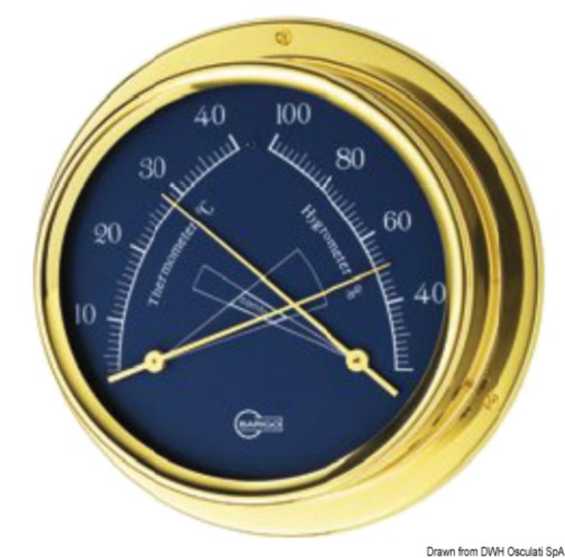 Barigo Regatta blau, Hygro- / Thermometer
