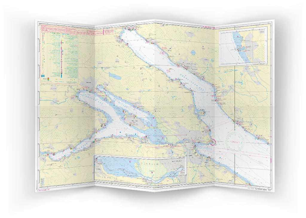 Nautischer Verlag NV Karte Bodensee Faltkarte