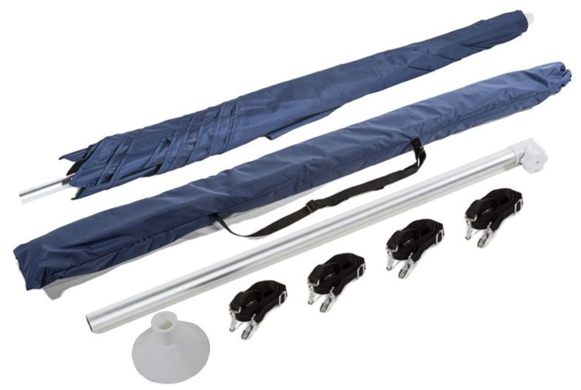 Osculati Parasol Sonnenschirm klappbar blau, 200 x 200 cm